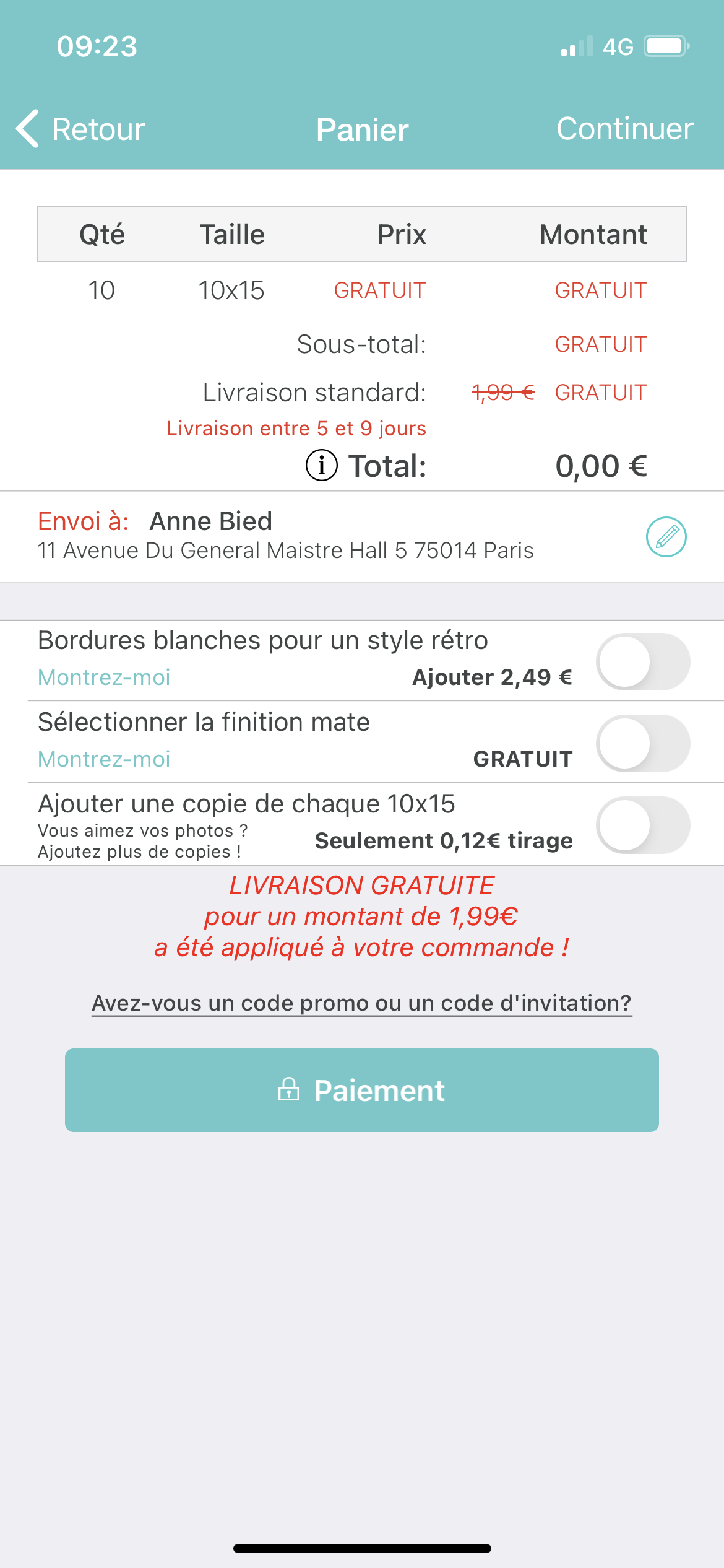 l’impression de vos photos